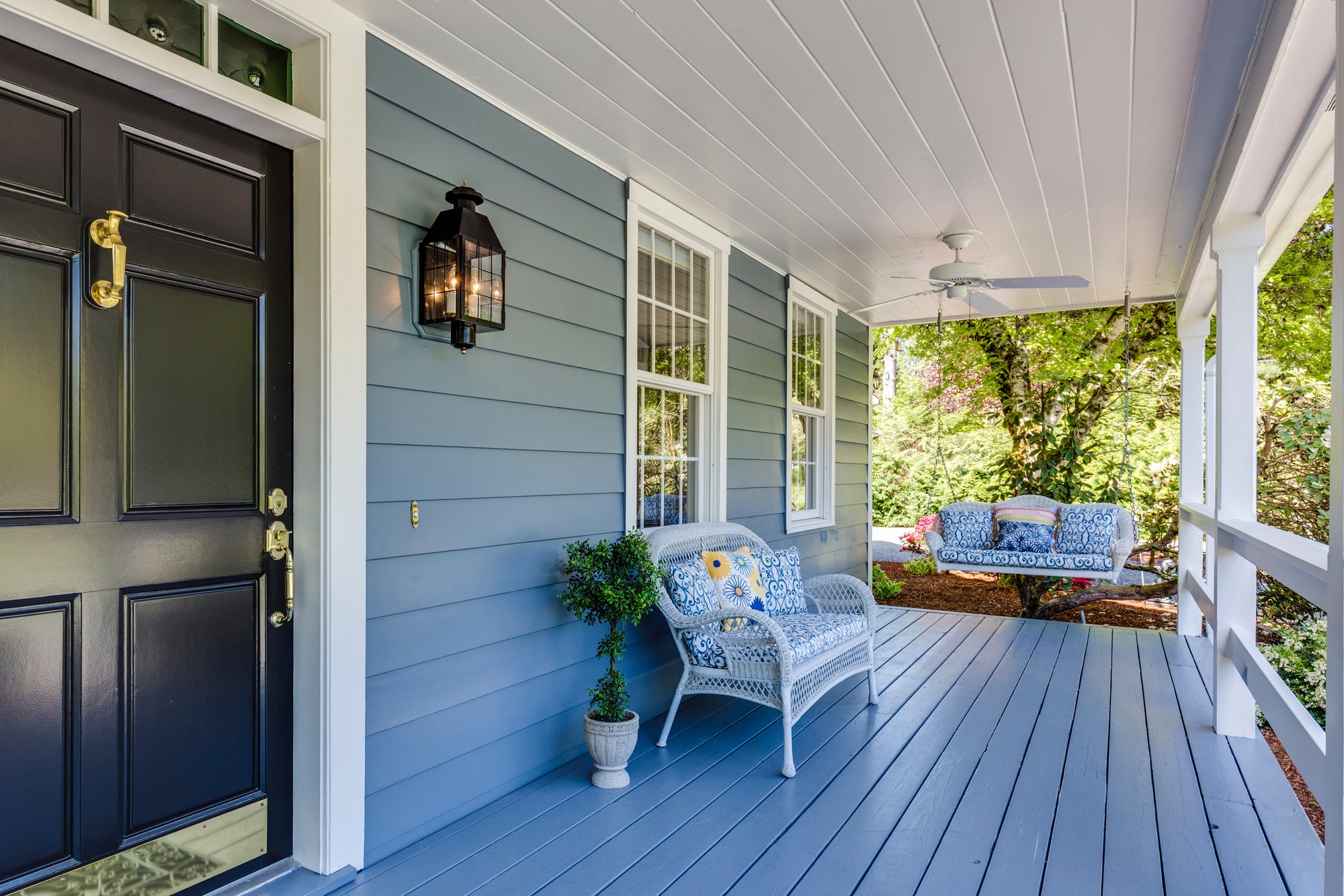 The Best Way to Hang a Porch Swing